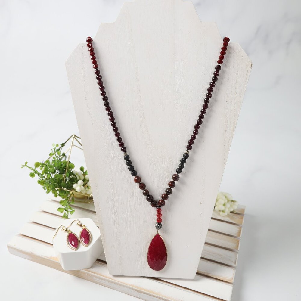 Nakamol Jewelry Necklace and Earring Set - NEW